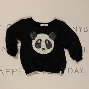 Oh baby panda sweater 6/12 months